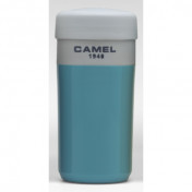 Camel Cuppa 28 Glass Vacuum Mug in Plastic Case Autumn colors 280ml - Coral blue
