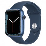 Apple Watch Series 7 45mm GPS Blue Aluminium Case with Abyss Blue Sport Band MKN83ZP/A