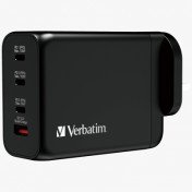 Verbatim 4 Port GAN PD3.0 200W PD & QC3.0 USB Wall Charger 66703 