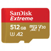 SanDisk Extreme UHS-I 512GB MicroSD Memory Card SDSQXA1-512G-GN6MN