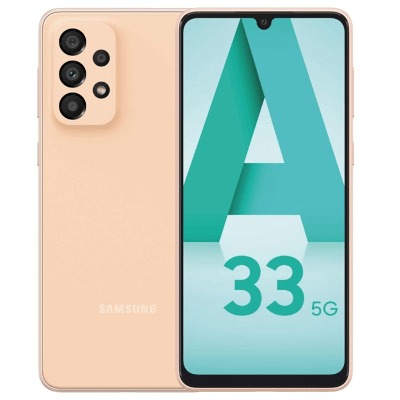Samsung Galaxy A33 5G 8GB/128GB Smartphone - Awesome Peach SM-A3360ZOHTGY