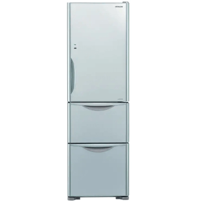 Hitachi R-SG32KPH-GSB 269L 3-Door Refrigerator - Glass Silver