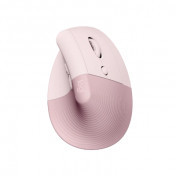 Logitech Lift Vertical Ergonomic Mouse - Pink 910-006481