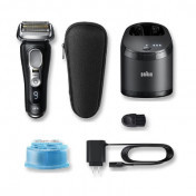 Braun Series 9 9450CC with 4-stage cleaning system automatic cleaning seat electric shaver