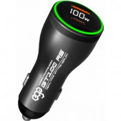 EGO GT100 RS Real-time display 100W USB Car Charger